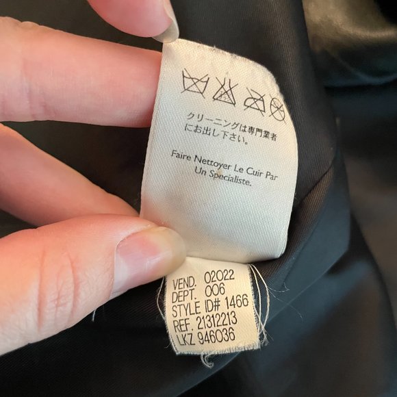 Eddie Bauer Black Leather Jacket Vintage Womens Medium Genuine Leather - Picture 5 of 8